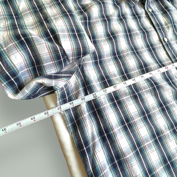 Sonoma Button Down Blue/White Plaid Shirt - Picture 8 of 14